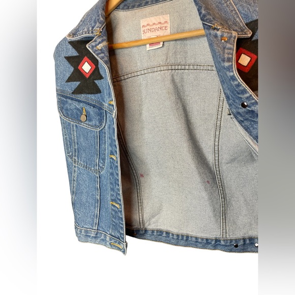 Sundance Hand Painted Vest Size L - Picture 4 of 8